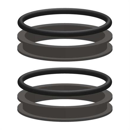 Dichtsatz für R+M Winkeldrehgelenk 3/4" DN19 2 x O-Ring EPDM + 2 x Gleitring PTFE