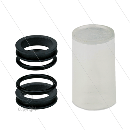 Dichtsatz für TEHA Winkeldrehgelenk - 3/8" - 1/2" - Standard - max. 100°C - PTFE / EPDM