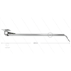 DKF - Deckenkreisel mit Federung - L=2250mm - Anschluss Ein: 1/4" IG x Aus: 1/4" AG