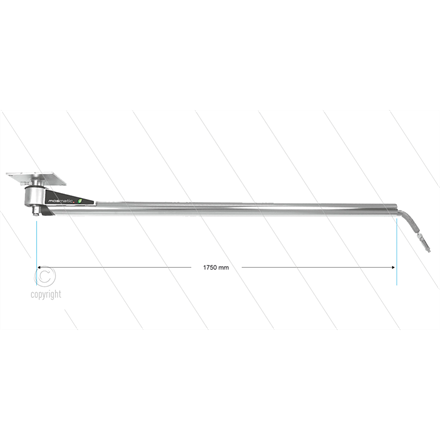 DKP - Deckenkreisel - L=1750mm - Anschluss Ein: 1/4" IG x Aus: 1/4" IG