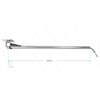 DKP - Deckenkreisel - L=1750mm - Anschluss Ein: 1/4" IG x Aus: 1/4" IG