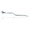 DKZbl - Deckenkreisel mit LED L=1650mm - Z-Ausführung - Anschluss Ein 1/4" IG x Aus 1/4"