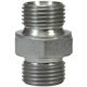 Doppelnippel 1/8"AG : 1/8"AG Stahl verzinkt Länge: 25 mm. Max. 500 bar / 150 °C