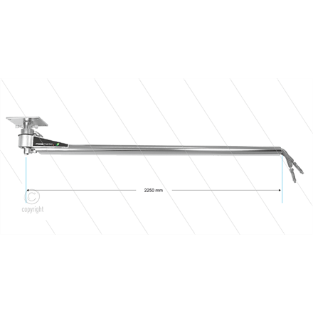 DP2 - Deckenkreisel mit zwei separate Medien - L=2250mm - An