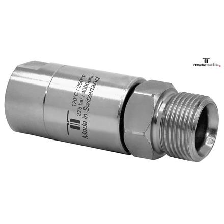 Drehgelenk 3-fach-gelagert, rostfrei DGL-06 G1/4"F M21x1,5-M