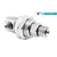 Drehgelenk-90° m.Schottgewinde, rostfrei - DGGI-06-90° G1/4"F G1/4"M M28x1,5-M