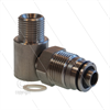 Drehgelenk Edelstahl Ramex 3/4" AG x 1/2" AG - 400 bar - NW10 - 90°C - Viton + EPDM