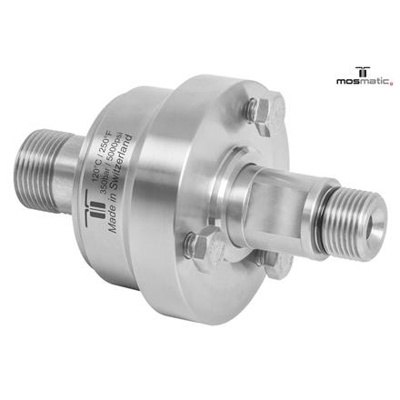 Drehgelenk für Fächenreiniger, Karbid/INOX DYCI-06 M21x1,5M G3/8"M 350bar