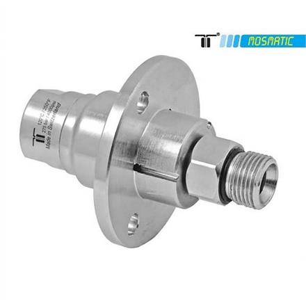 Drehgelenk mit Flansch, Karbid/rostfrei DYF-06 G3/8"F G3/8"M