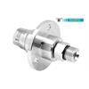Drehgelenk mit Flansch, Keramik/INOX DXFI-06 G1/4"F G3/8"M