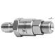 Drehgelenk verstärkt einfach gelagert - DGVI-06 Stecknippel ø12 1/4"NPT-F INOX