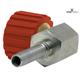 Drehkupplung-90° rostfrei/Kunststoff-rot DKS-06-90° M22x1,5-F Schl-Nip-5/16" (8,0)