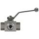 Dreiwegehahn 3/4"IG 315 Bar Verzinkt BK3-DN20-G3/4-812A Zn-L