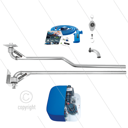 Droger Mosmatic-Dry, kompleet pakket inclusief droger, zwenk