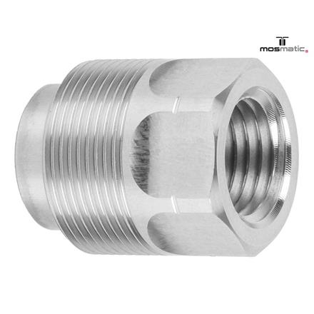 Düsenhalter für Gelenkachse - M20x1-M 1/4"NPT-F L=24 rostfrei