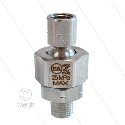 Düsenhalter VA mit Gelenkanschluss - 250 bar - 40 l/min - 1/