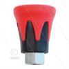 Düsenschutz ST10 - Stahl verzinkt / Kunststoff - rot/schwarz - 1/4" IG