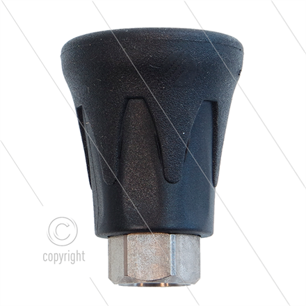 Düsenschutz ST10 - Stahl verzinkt / Kunststoff - schwarz/schwarz - 1/4" IG