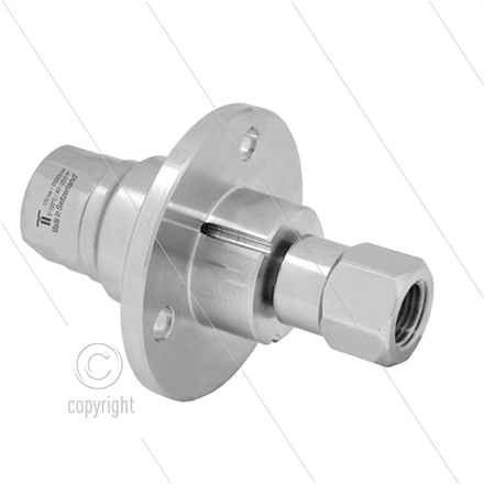 DXF Drehgelenk - dreifach gelagert - 2 x 3/8" IG - 170 Bar - NW6 - 2000 U/min - max 120°C