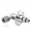 DXF Winkeldrehgelenk - dreifach gelagert - 3/8" IG x 3/8" AG - 170 Bar - NW6 - 2000 U/min