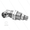 DXG Winkeldrehgelenk - dreifach gelagert - M22x1,5 AG x 3/8" AG - 170 Bar - NW6