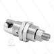 DXGI Winkeldrehgelenk - dreifach gelagert - 1/4" IG x 3/8" AG - 170 Bar - NW6 - 2000 U/min