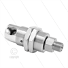 DXGI Winkeldrehgelenk - dreifach gelagert - 1/4" IG x 3/8" AG - 170 Bar - NW6 - 2000 U/min