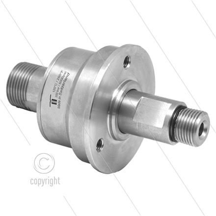 DYCI Drehgelenk - dreifach gelagert - M22x1,5 AG x 3/8" AG - 350 Bar - NW6 - 2000 U/min
