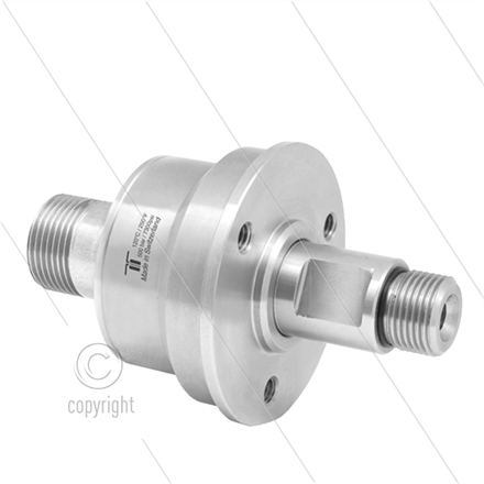 DYDI Drehgelenk - dreifach gelagert - M22x1,5 AG x 3/8" AG - 500 Bar - NW6 - 2000 U/min