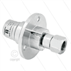 DYF Drehgelenk mit Flansch - dreifach gelagert - 2 x 3/8" IG - 275 Bar - NW6 - 2000 U/min
