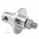 DYF Winkeldrehgelenk mit Flansch - dreifach gelagert - 1/4" AG x 3/8" AG - 275 Bar - NW6