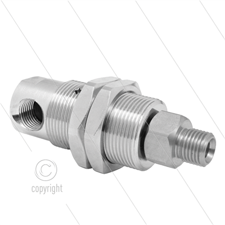 DYG Winkeldrehgelenk - dreifach gelagert - 1/4" IG x 1/4 " AG - 275 Bar - NW6 - 2000 U/min