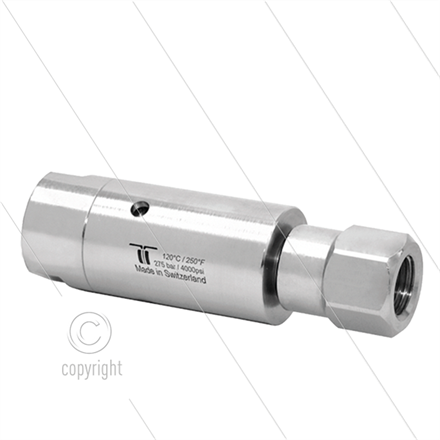DYL Drehgelenk - dreifach gelagert - 2 x 3/8" IG - 275 Bar - NW6 - 2000 U/min - max 120°C