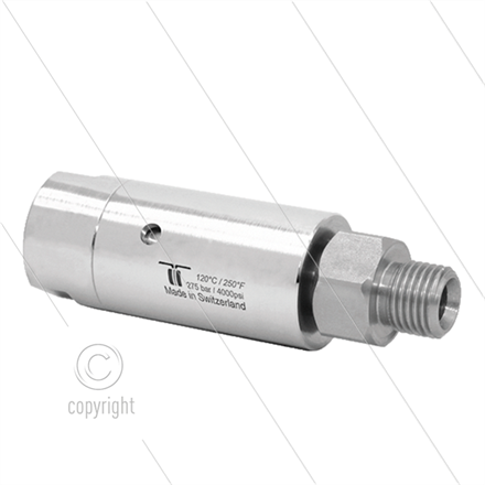 DYLI Swivel 275bar - 3/8"IG x 3/8"AG - 120°C - 2000Upm - 3-fach