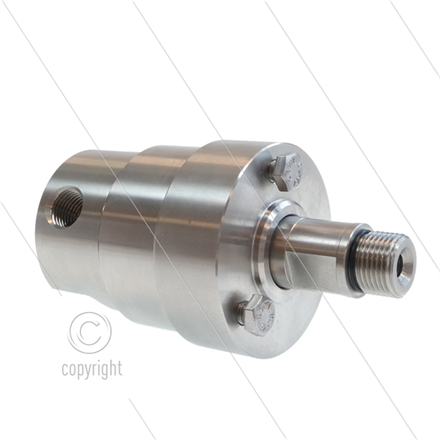 DYT Winkeldrehgelenk - vierfach gelagert - M22x1,5 AG x 3/8" AG - 350 Bar - NW6