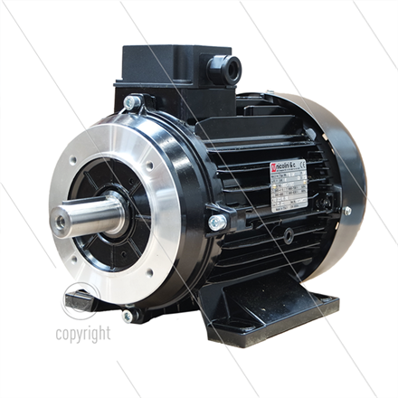 E-Motor 5.5 kW - 400/690V - Ø28mm Welle - B3/B14 (Flansch 110x130x160) - IEC 112 - Flansch