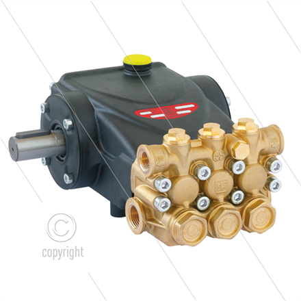 E2B2014L Hochdruckpumpe - 14 l/min - 200 Bar - 1450 U/min -5,37 kW - Welle L - Serie 58 E2