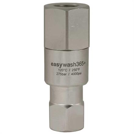easywash365+ 1/4"IG : 1/4"IG 275 bar 25 Stk. Messing vernickelt