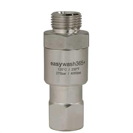 easywash365+ 1/4"IG : 3/8"AG 275 bar 25 Stk. Messing vernickelt