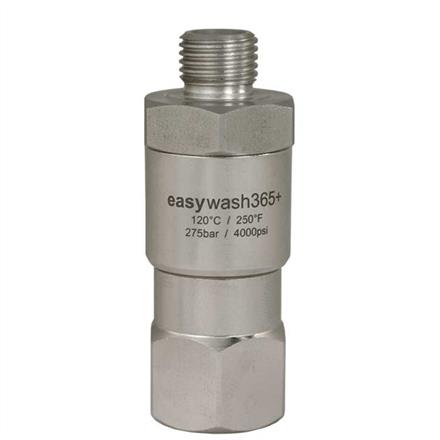 easywash365+ 3/8"IG : 1/4"AG 275 bar 25 Stk. Messing vernickelt