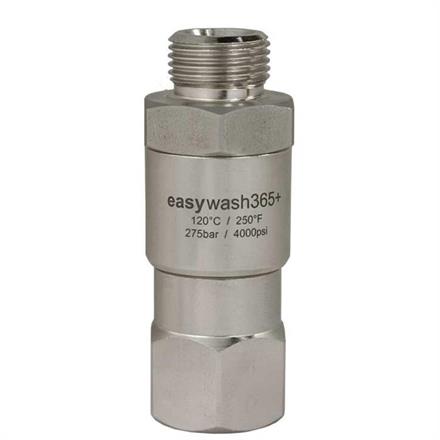 easywash365+ 3/8"IG : 3/8"AG 275 bar 25 Stk. Messing vernickelt