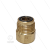 EG-Düsenmuffe - Messing - 1/4" IG x M18x1,5 AG - inkl. O-Ring - für Düsenschutz 119063