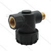 F5 - Kunststoff Filter - 300 mµ - 10 bar - 30 l/min - max 40°C - 1/2" IG x 1/2" AG
