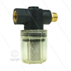 F5 LB - Kunststoff Filter - mit 1/4" Bypass Anschluss - 300 mµ - 10 bar - 30 l/min - 1/2"