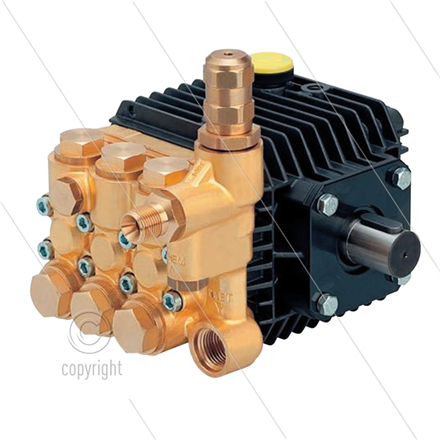 FE5108 Nebelpumpe mit Druckregler - 8 l/min - 100 Bar - 1450 U/min - 1,55 kW - Welle R