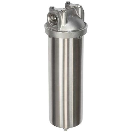 Filtergehäuse 9" 1"IG Edelstahl ohne Filtereinsatz