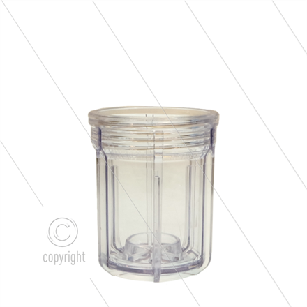 Filtertasse - transparent - für Kunststoff Filter F5 LB