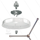 FL-Z Umbau Kit - Drehgelenk, Adapterplatte, Montageschrauben, Distanz-Adapter