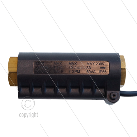 FL7 Strömungswächter - 350 Bar - min 6 l/min Waagerecht - 9