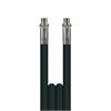 flexy® DN06 500 bar 10 M. 1/4"AG : 1/4"AG glatte Decke. Armaturen kpl. aus Edelstahl